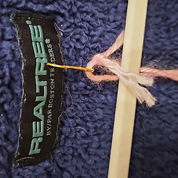 Real Tree Green & Navy Plaid Fleece - Picture 4 of 5